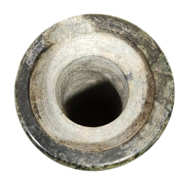 Vintage Green Marble Salt & Pepper Shakers - Picture 4 of 4